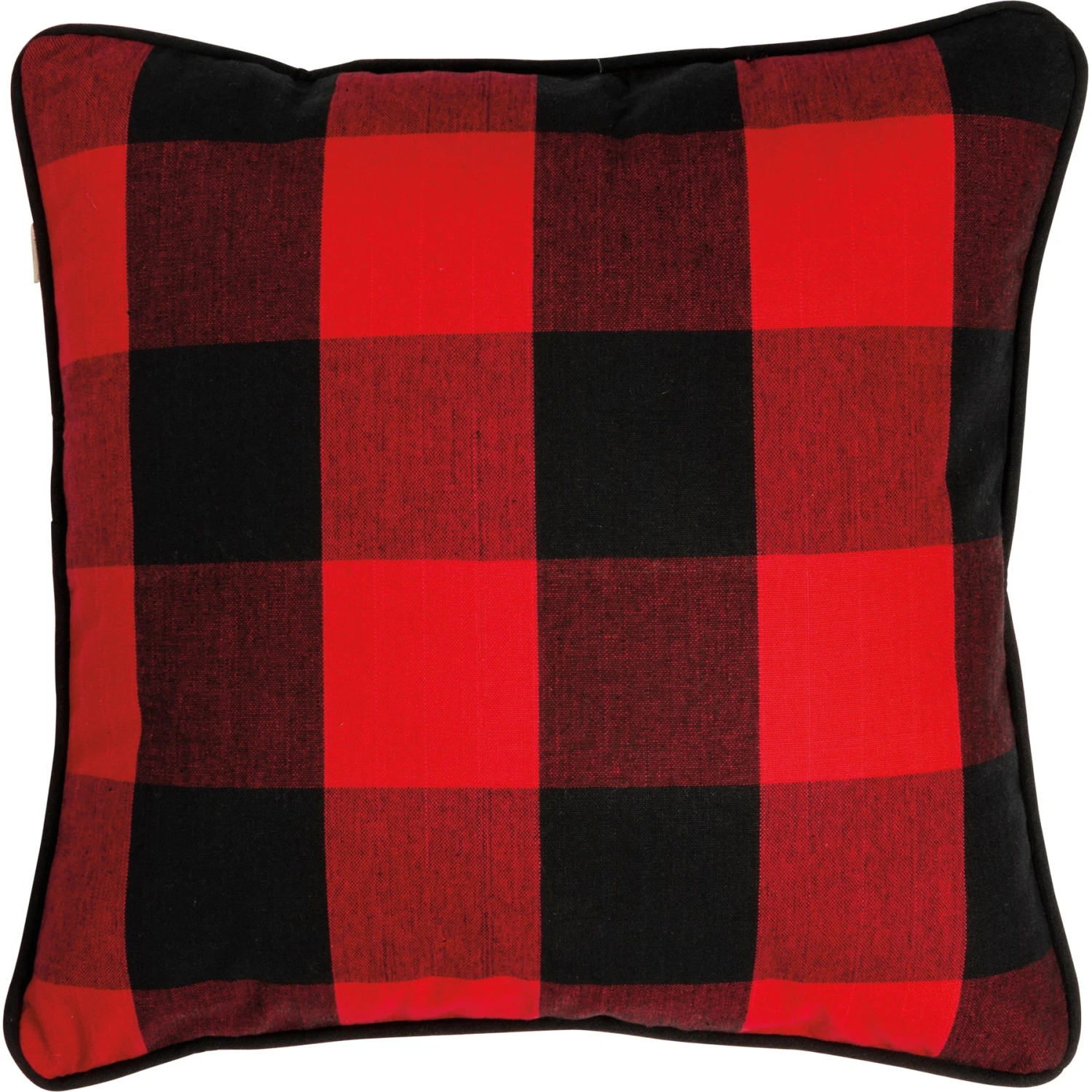 Buffalo Plaid Check Pillow, Red & Black 1 Buffalo Plaid Check Pillow, Red & Black