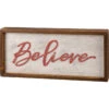 "Believe" Inset Box Sign