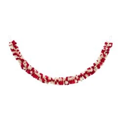 Felted Wool Fringe Garland, 2 Color Options By Mud Pie -Home Decor Shop 40540037R