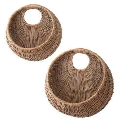 Crescent Woven Basket, 2 Size Options