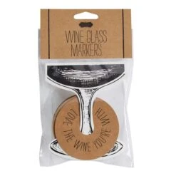 Wine Glass Marker Set By Mud Pie