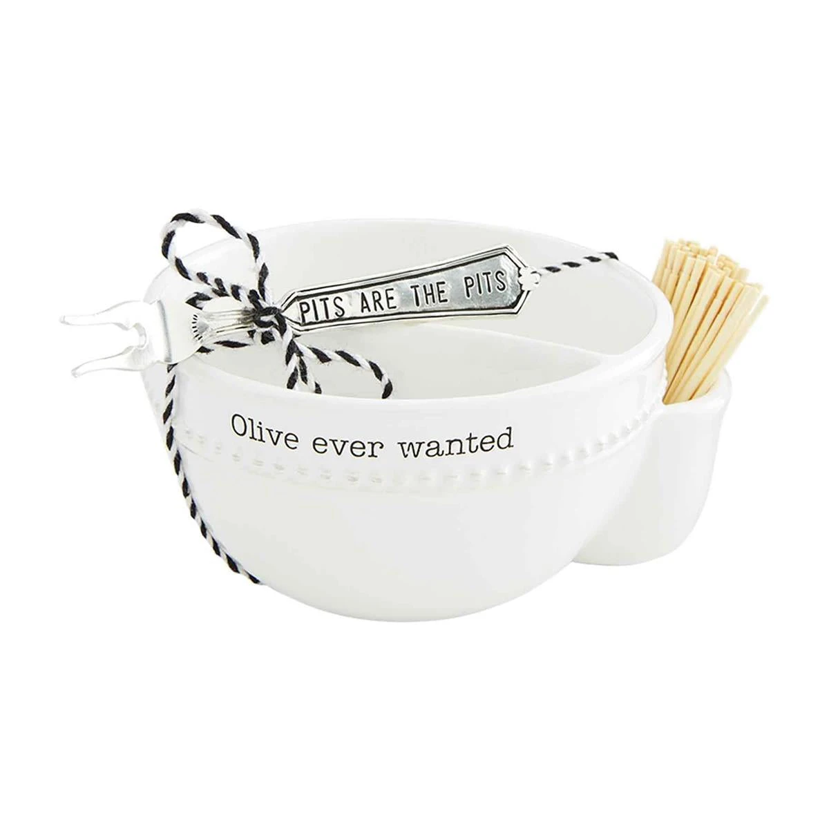 "Olive Ever Wanted" Bowl 3-Piece Set By Mud Pie 1 "Olive Ever Wanted" Bowl 3-Piece Set By Mud Pie