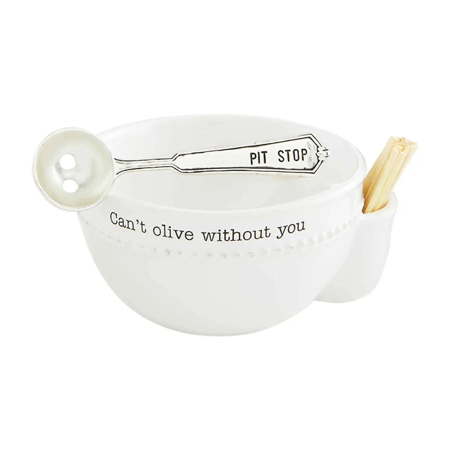 "Can't Olive Without You" Bowl 2-Piece Set By Mud Pie 1 "Can't Olive Without You" Bowl 2-Piece Set By Mud Pie