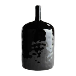 Black Bottle Vase, 3 Size Options By Mud Pie (Pick Up Only) -Home Decor Shop 47700335L