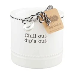 "Chill Out Dip's Out" Circa Dip Chiller 3-Piece Set By Mud Pie