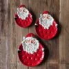 Santa Claus Christmas Plate By Park Hill Collection (Pick Up Only)