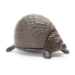 Hedgehog Cast Iron Key Hiding Box