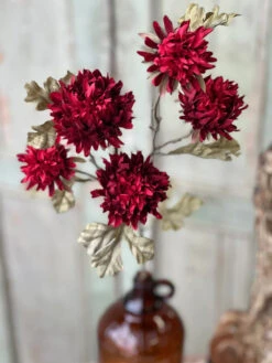 Picadilly Mum Spray, Sangria, 32" (Pick Up Only)