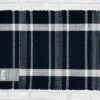 Navy Plaid Base Door Mat