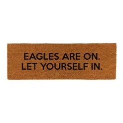 "Eagles Are On” Coir Door Mat