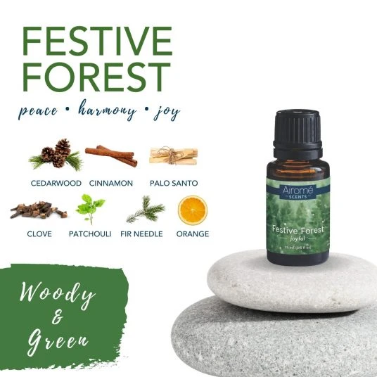Festive Forest Essential Oil Fragrance Blend 15 Ml By Airome' 1 Festive Forest Essential Oil Fragrance Blend 15 Ml By Airome'