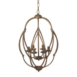 Raleigh Bronze Chandelier By Park Hill Collection (Pick Up Only)