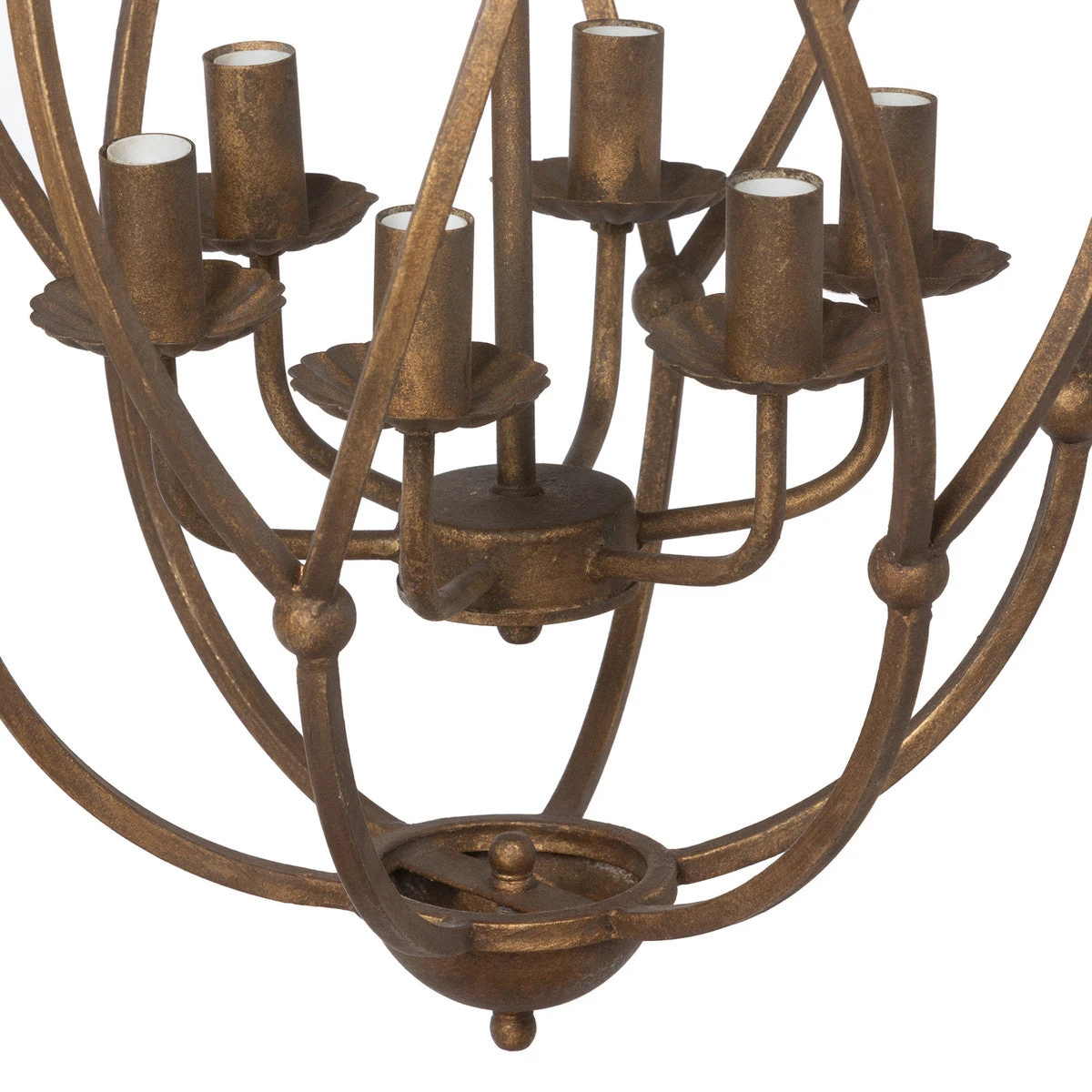 Raleigh Bronze Chandelier By Park Hill Collection (Pick Up Only) 2 Raleigh Bronze Chandelier By Park Hill Collection (Pick Up Only) - Image 2