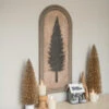 Framed Norway Spruce Tree Silhouette Sign (Pick Up Only)
