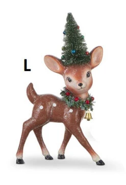 Vintage Look Reindeer With Bottle Brush Tree, 12”, 2 Size / Style Options (Pick Up Only) -Home Decor Shop L c83a4ec3 cd22 4abe a164 200ce1a18634