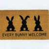 "Every Bunny Welcome" Door Mat
