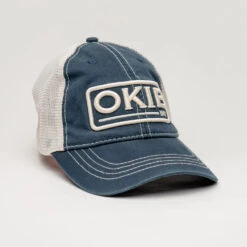 The Okie Brand Hat, Vintage Navy Blue