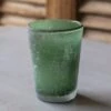 Verde Aged Glass Vase Votive