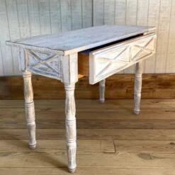 Painted Bungalow Table By Porch View Home (Pick Up Only)