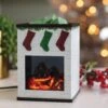 Holiday Fireplace Illumination Fragrance Wax Melt Warmer By Candle Warmers Etc