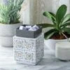 Modern Cottage Illumination Fragrance Wax Melt Warmer By Candle Warmers Etc