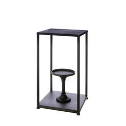 Large Iron Box Frame Candle Holder, 2 Size Options (Pick Up Only)