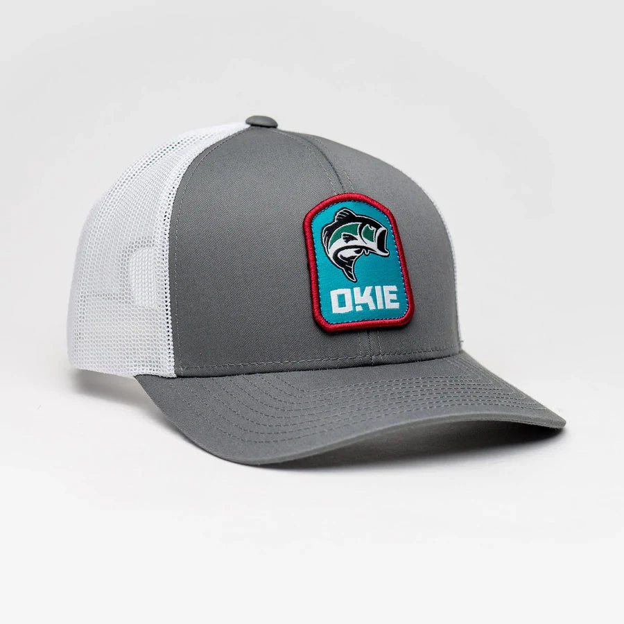 The Okie Brand Hat, Trapper, Gray & White 1 The Okie Brand Hat, Trapper, Gray & White