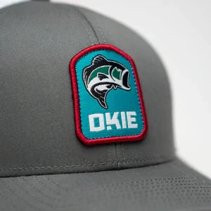 The Okie Brand Hat, Trapper, Gray & White 2 The Okie Brand Hat, Trapper, Gray & White - Image 2