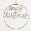 "Merry Christmas" Wreath Hanger Sign