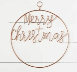 "Merry Christmas" Wreath Hanger Sign