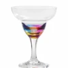 Jewel Margarita Glass, Rainbow, 11 Ounce
