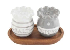 Happy Salt & Pepper Set By Mud Pie