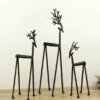 Cast Iron Reindeer, Black, 3 Size Options (Pick Up Only)