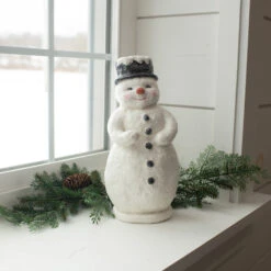 Red Nose Snowman Figure, 2 Size Options -Home Decor Shop WS202490 3 77523