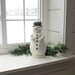 Red Nose Snowman Figure, 2 Size Options -Home Decor Shop WS202490 4 53527