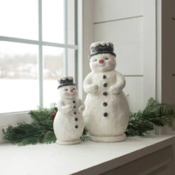 Red Nose Snowman Figure, 2 Size Options