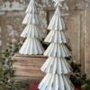 Metal Skirted Snow Tree, 2 Size Options (Pick Up Only)