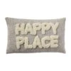 "Happy Place" Tufted Pillow
