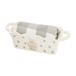 "Oh Happy Day" Mini Loaf Pan With Kitchen Towel By Mud Pie