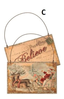 Vintage-Inspired Santa Postcard Double-Sided Christmas Ornament, 3 Style Options 9 Vintage-Inspired Santa Postcard Double-Sided Christmas Ornament, 3 Style Options -Home Decor Shop c 4022bcb4 2ab6 41f8 a73d b000bb64aa3e