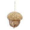 JuJube Bark Acorn Ornament, 5.5"