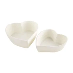 Heart Shaped Paper Mache' Bowl By Mud Pie, 2 Size Options