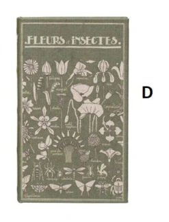 Canvas Book Storage Box “Garden Studies Prints", 2 Size/Style Options -Home Decor Shop df4805a d