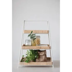 3-Tier Tray With Removable Trays, White & Natural (Pick Up Only) -Home Decor Shop df6180 1 scaled