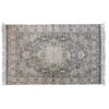 Cotton Printed Dhurrie Rug With Fringe, Multi Color (Pick Up Only)