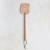 Leather Fly Swatter With Mango Wood Handle & Tie, Natural