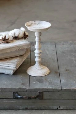 Candle Holder, Cream, 12”