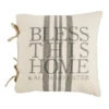 “Bless This Home & All Who Enter” Pillow By Mud Pie