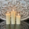 Radiance Petite LED Poured Candle, Simply Ivory, 2” Dia, 4 Size Options