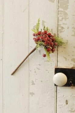 Icy Berry & Cedar Pick, Red, 10” -Home Decor Shop image 6e71ff3f 667f 4ffe 834a 8d6742114ec8